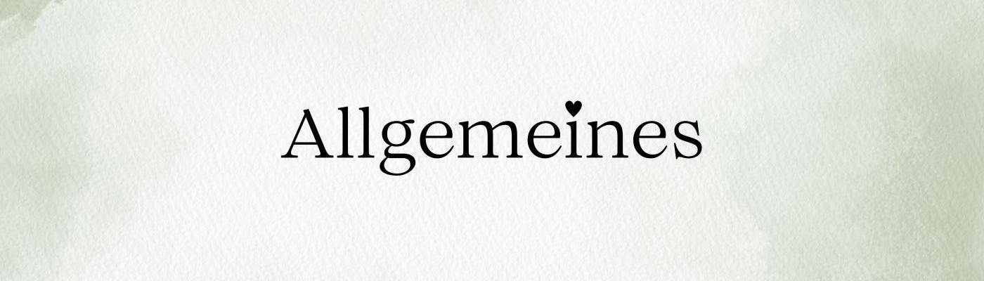 Allgemeines